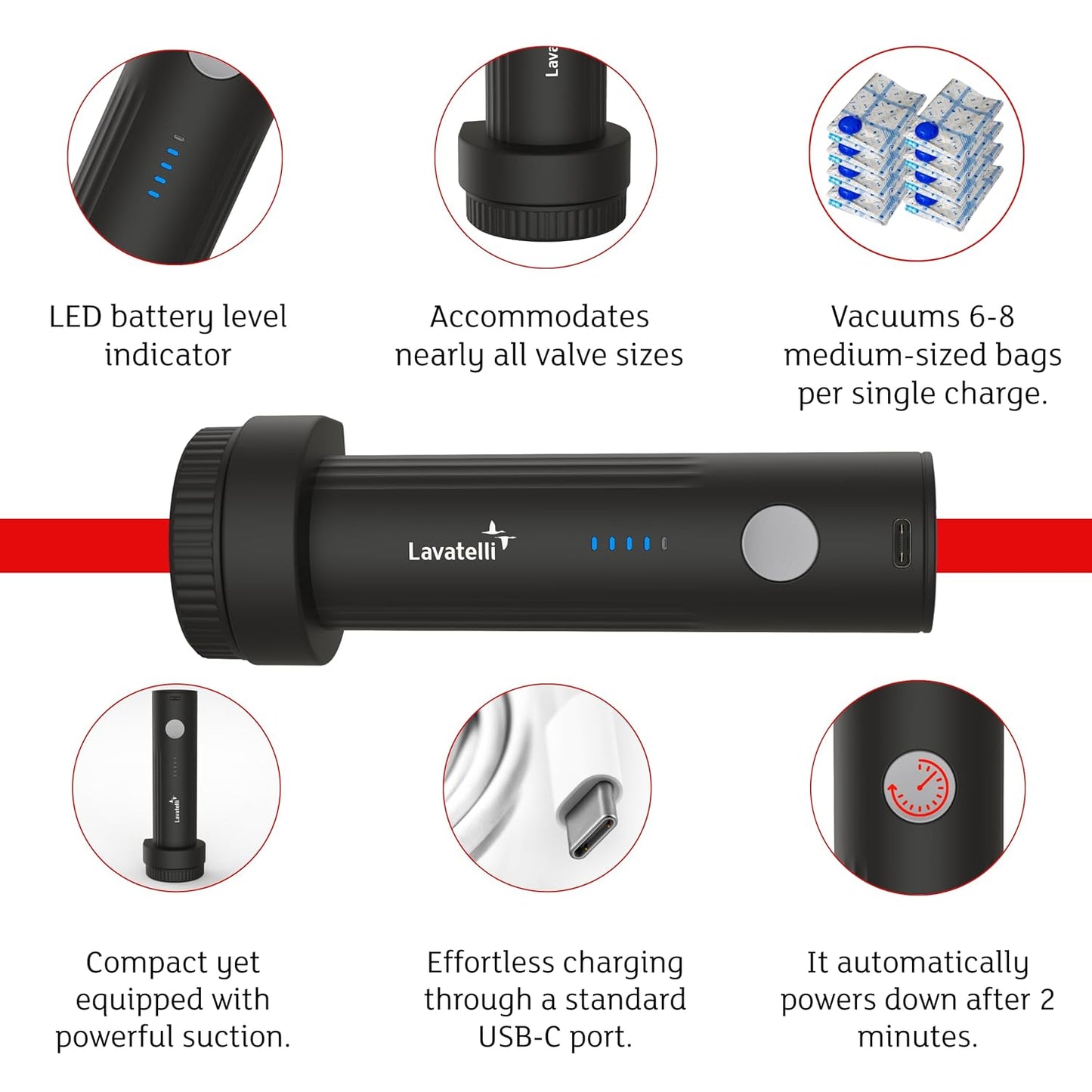 Electric Vacuum Pump for Packing, travelling and woollens clothes