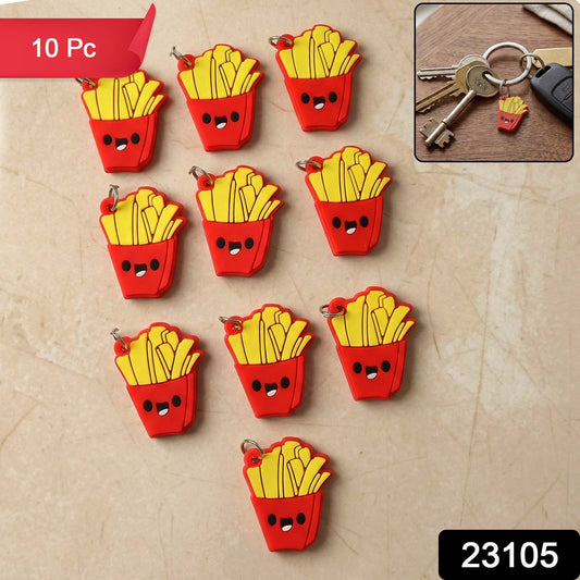 Cute fries keyring accessory for bags and keys