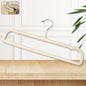 Premium velvet non-slip cloth hanger with metal hook for durable garment holding