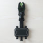 Dashboard phone holder clamped on car rearview mirror for hands free use