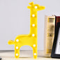 Giraffe shape LED decorative night light emitting warm glow