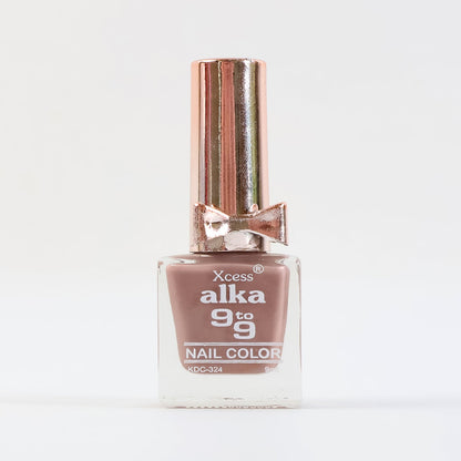 Travel-friendly leak-resistant 9 ml nail polish bottle