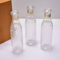 Vibrant diamond cut Kids Water Bottle Set, 3 pieces, perfect for school or playtime.