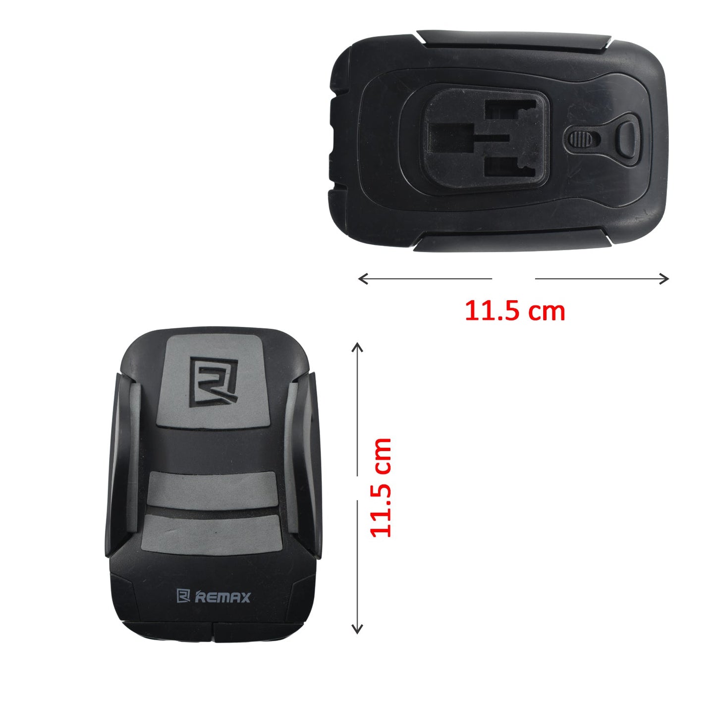 The PHOBIA Car Vent Mobile Holder displaying a smartphone in landscape orientation.