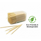  wooden toothpicks in a reusable dispenser box on a white background.