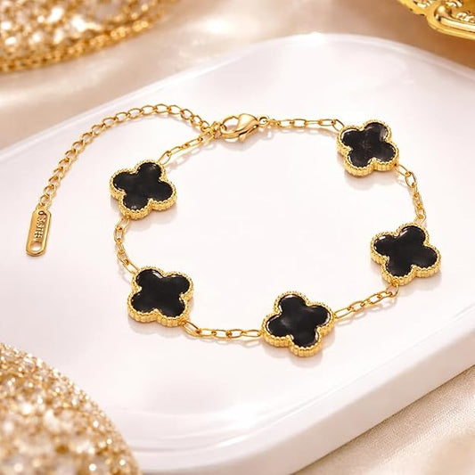 Clover Charm  Bracelet and Cartier Bracelet Combo for Women