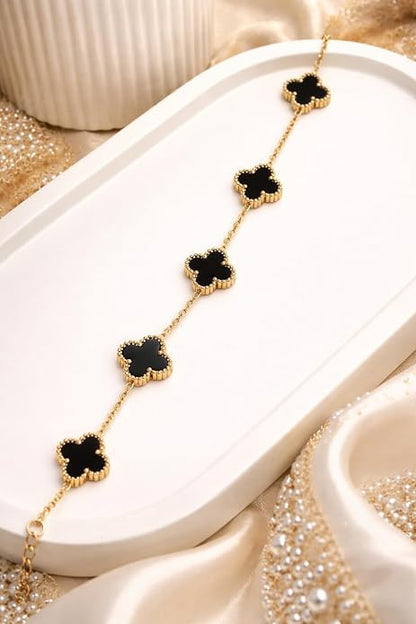Clover Charm  Bracelet and Cartier Bracelet Combo for Women