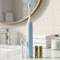 Electric sonic toothbrush with extra head and 2 AA batteries for a complete oral care routine