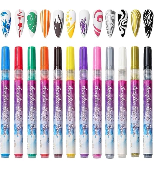 12 color Nail Art Pen Set