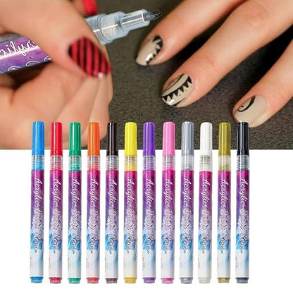 12 color Nail Art Pen Set