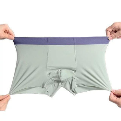 Men's Ice Silk Briefs Boxers (Pack of 3) Assorted Design