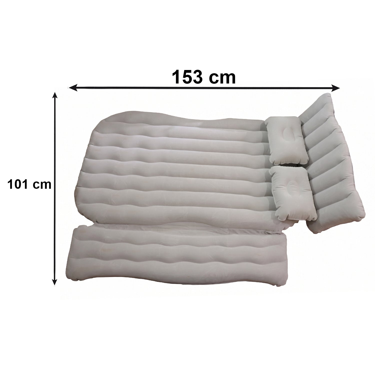 Compact foldable portable car air mattress for travel