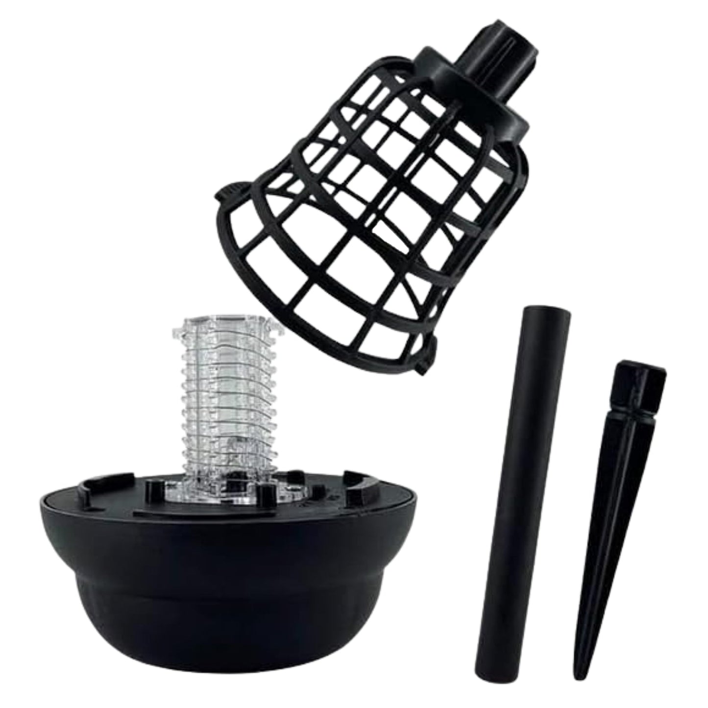 Waterproof solar mosquito zapper lights placed along pathway