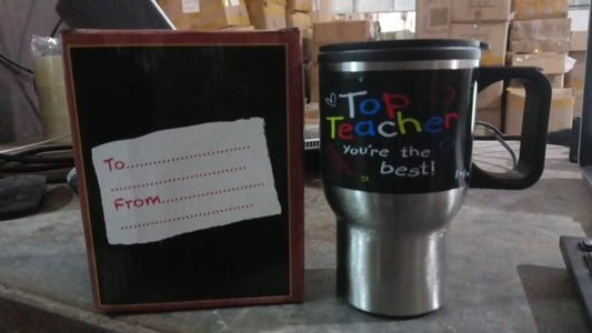 Another angle of the Fervent insulated travel mug, highlighting its elegant finish.