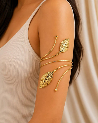 Supov Women Alloy Gold Plated Armet