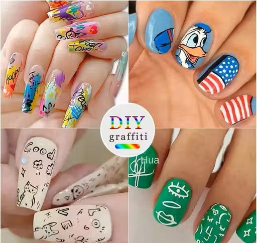 12 color Nail Art Pen Set