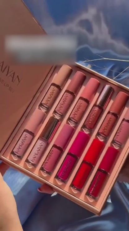 Velvet Matte Liquid Lipstick Set 12Pcs