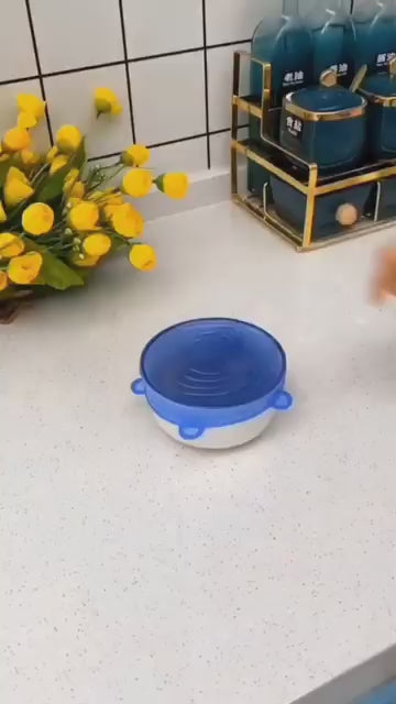 Home Kitchen Silicone Stretch 6pcs